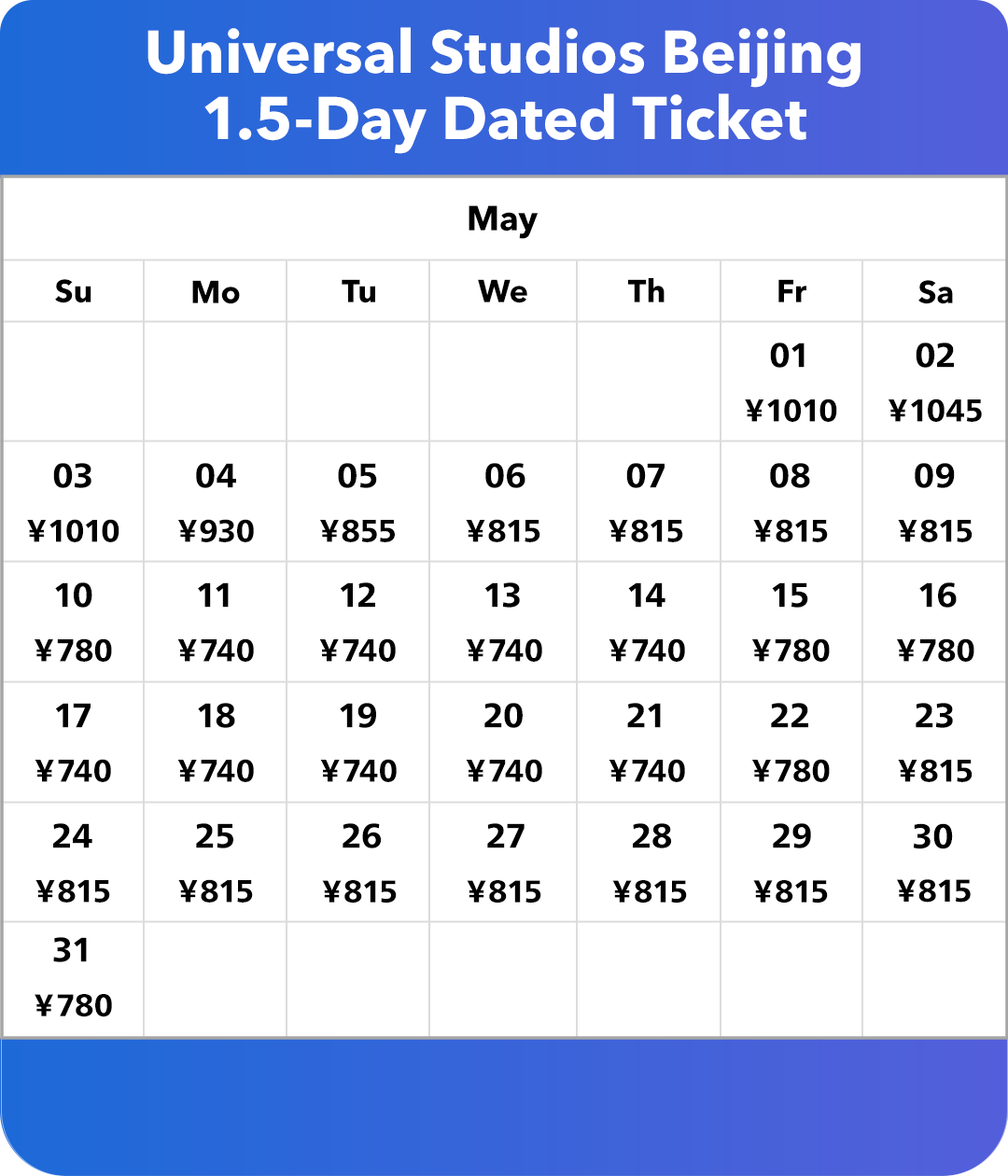 Ticket Price