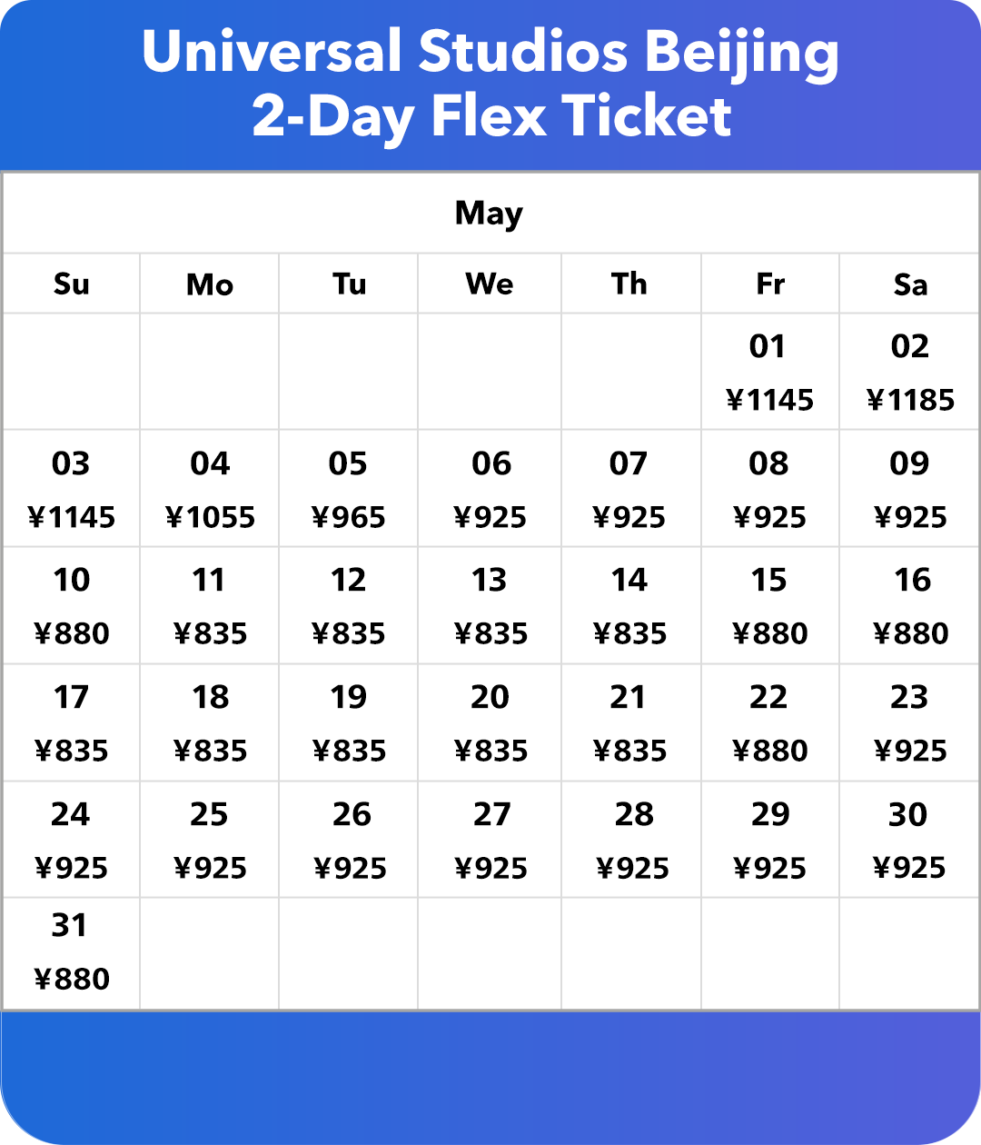 Ticket Price