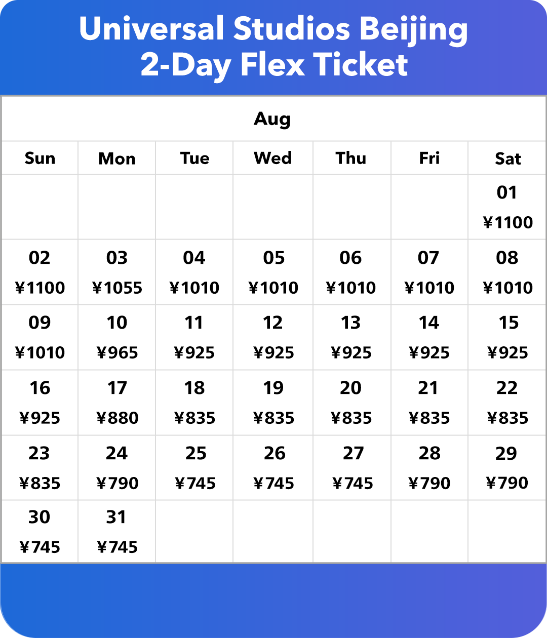 Ticket Price
