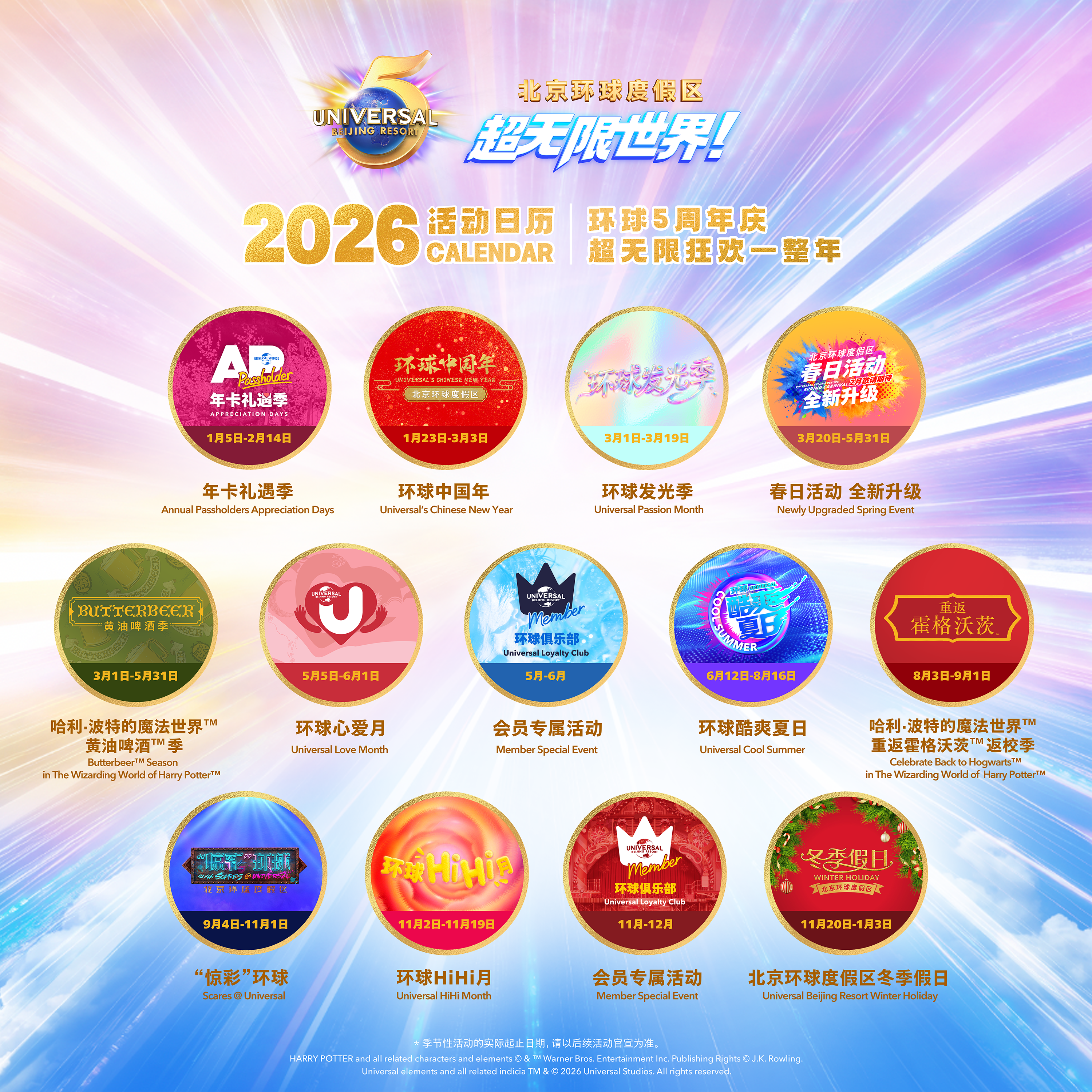 Meilenstein in Fernost: Das Universal Beijing Resort feiert 2026 sein fünfjähriges Bestehen 2 © Universal Studios Beijing